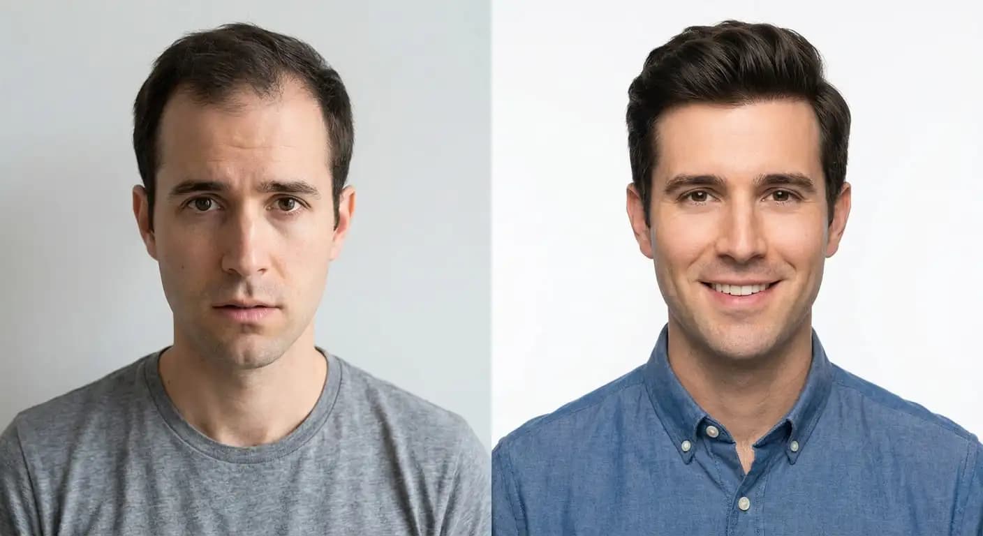 Risultato trapianto capelli - Luca Paoli